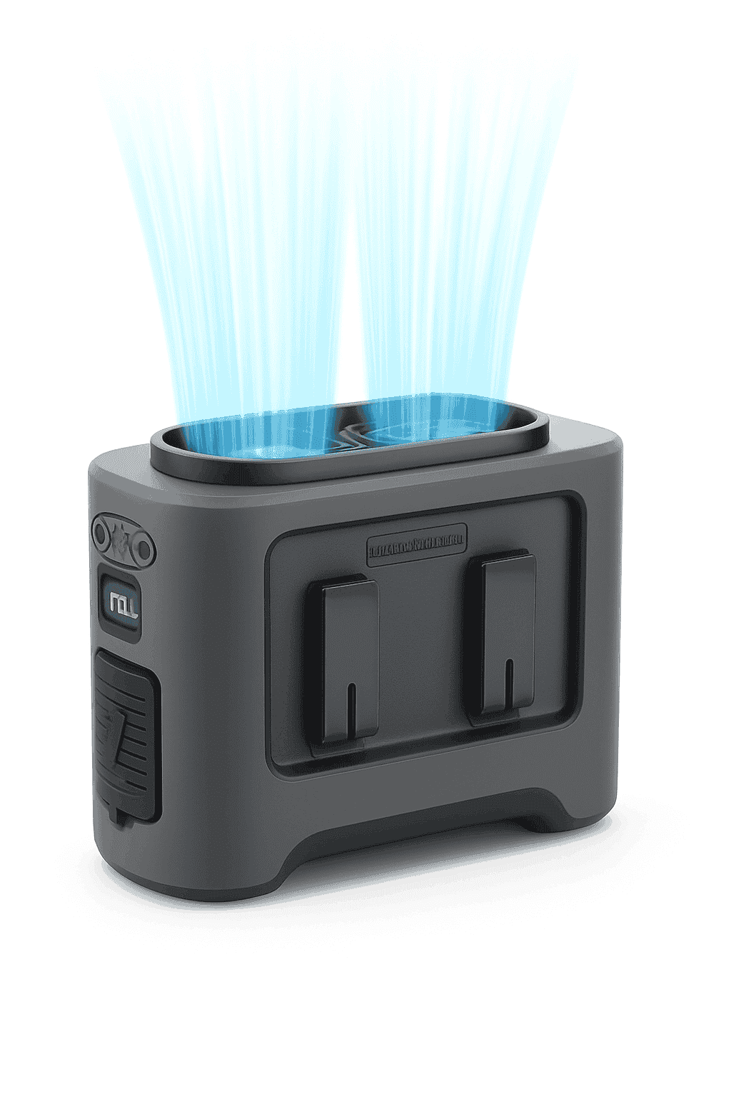 14500mAh Waist and Neck Fan with Dual Turbo Motors-14500mAh Orange / China Mainland