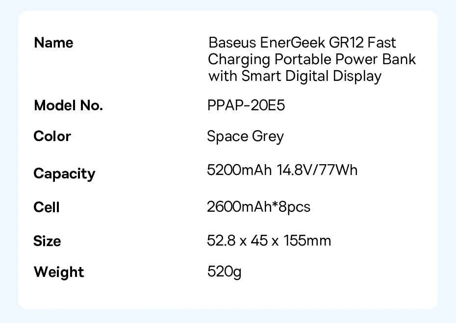 145W Fast Charging Power Bank 20800mAh USB-C Laptop Charger-145W 20800mAh / 20000mAh / United States