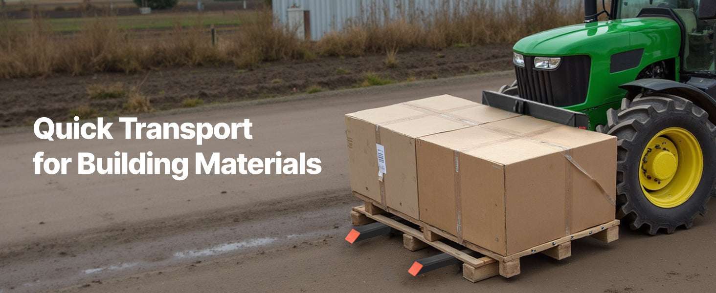 1500 lb 3-Point Hitch Pallet Forks 50in for CAT 1 Tractors-50in 1500lbs / United States