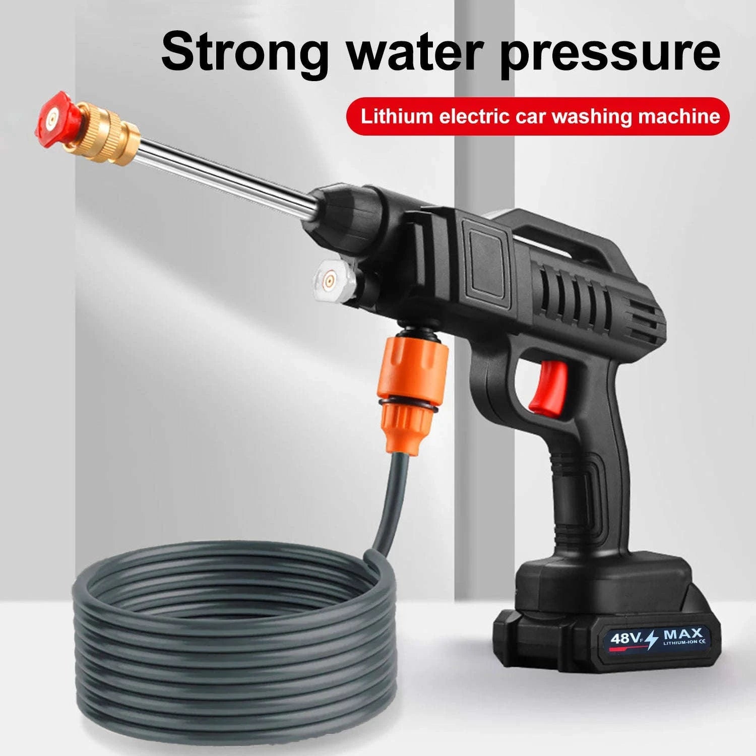 1500W Cordless High Pressure Cleaner Washer-2 Battery / Electric / spain