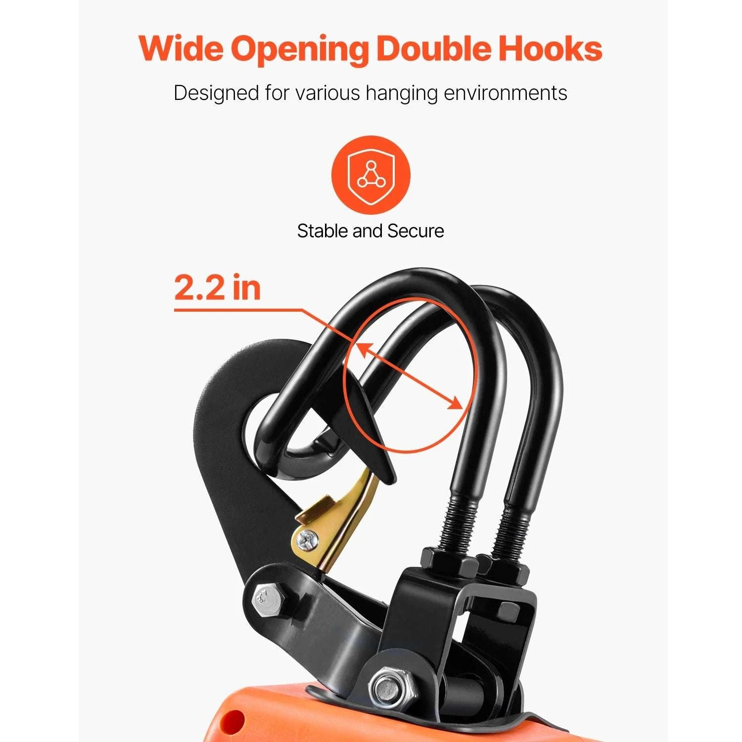 1500W Electric Hoist Winch 1100 lbs Capacity 30 ft Lift Remote-1100lbs / United States