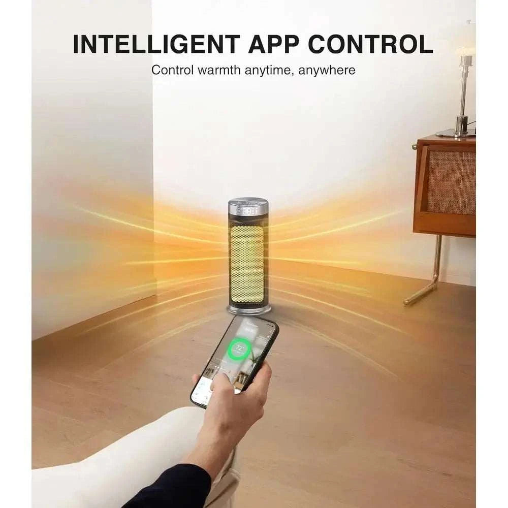 1500W Smart Space Heater with WiFi, App Control & 24H Timer-United States