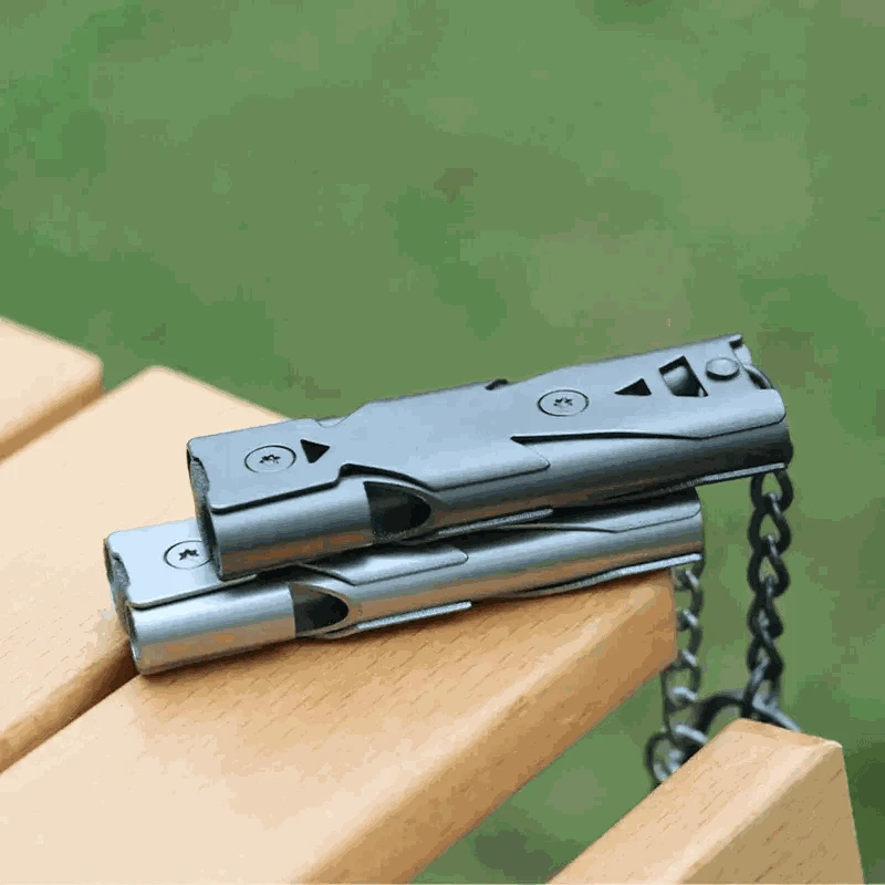 150dB Survival Whistle for Emergency Signaling Outdoors-black
