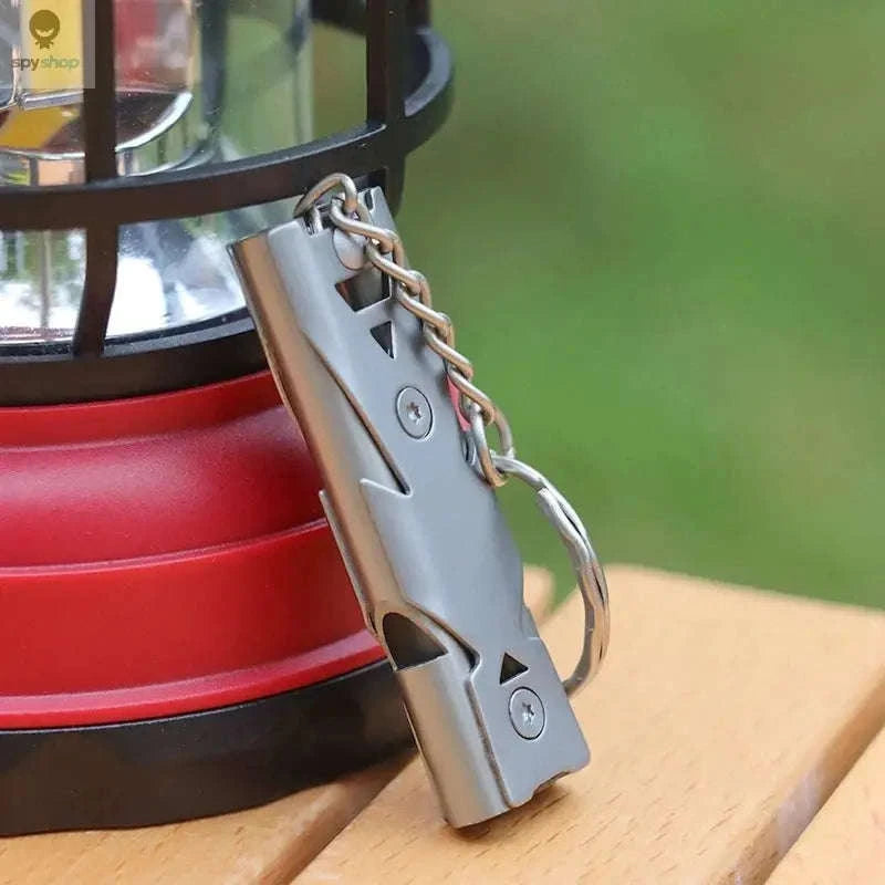 150dB Survival Whistle – Ultra‑Loud Emergency Signal with Durable Metal Build-black