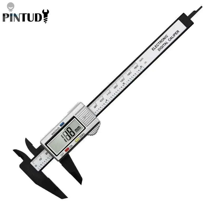 150mm Digital Vernier Caliper-black and white 3