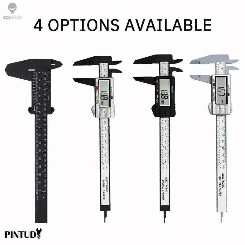150mm Digital Vernier Caliper-black and white 3