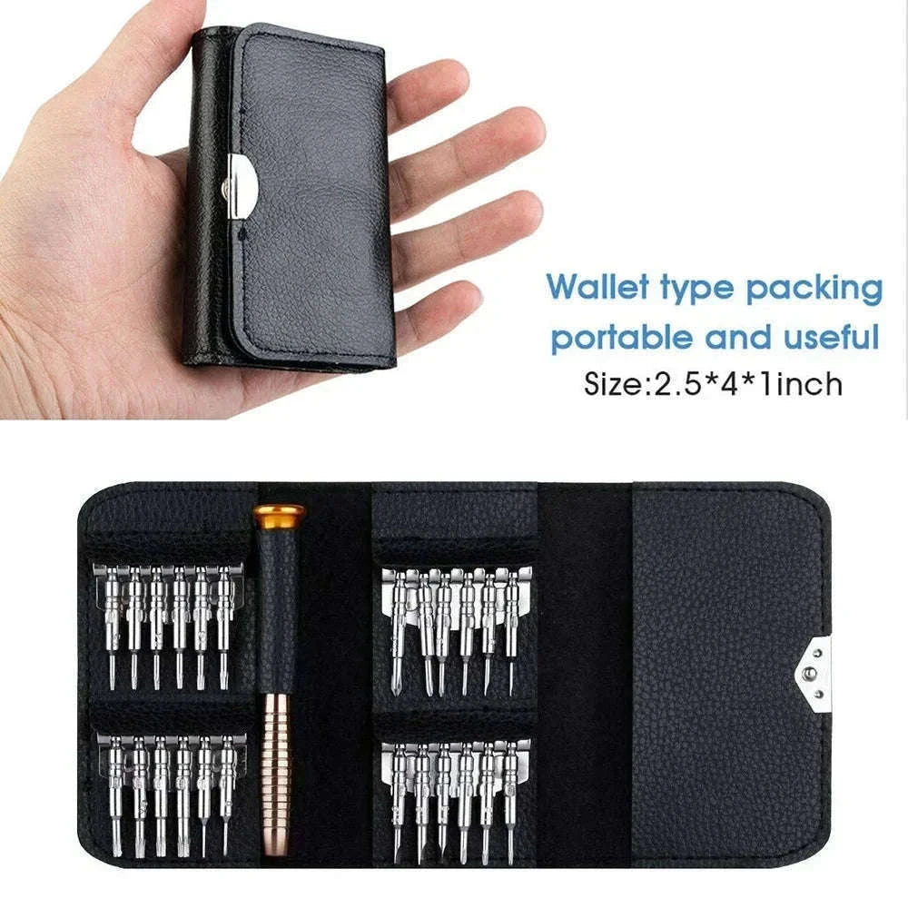 152-in-1 Precision Screwdriver Repair Kit for Electronics-152 in 1 (black)
