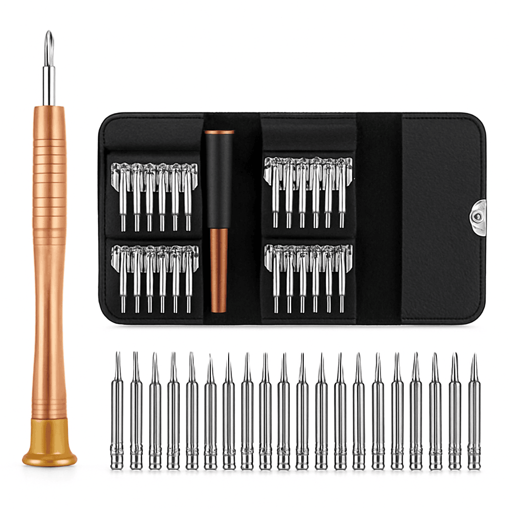 152-in-1 Precision Screwdriver Repair Kit for Electronics-152 in 1 (black)