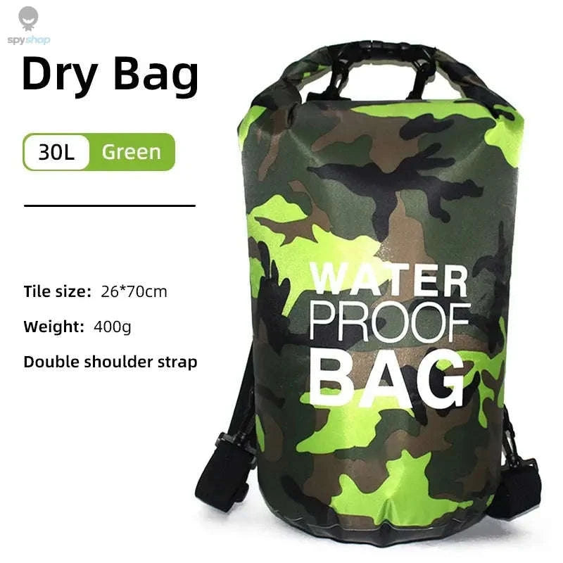 15L & 30L Waterproof Dry Bag Backpack-30L Dark Blue