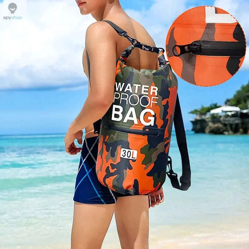 15L & 30L Waterproof Dry Bag Backpack-30L Dark Blue