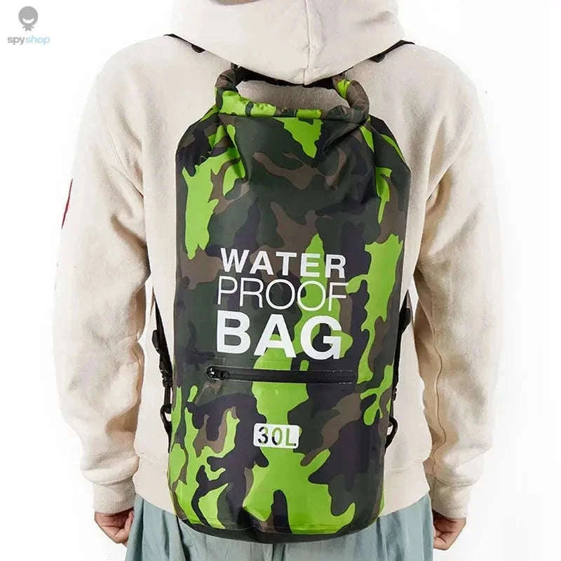 15L & 30L Waterproof Dry Bag Backpack for Outdoor Trips-30L Dark Blue