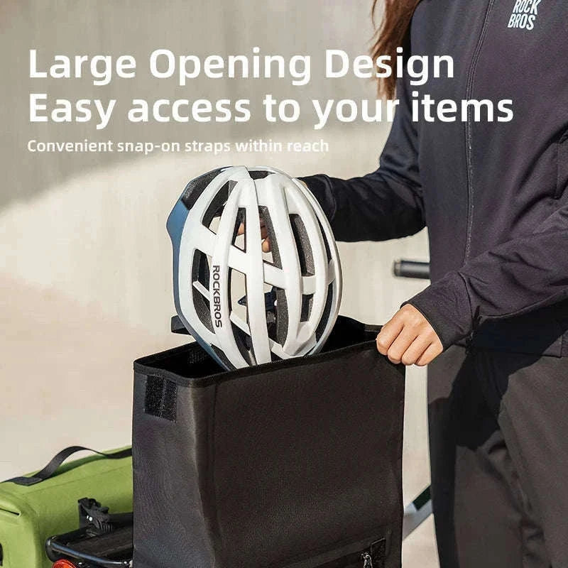 15L Bicycle Front & Fork Waterproof Bag Saddle Storage Pack-3014009103 / 15L