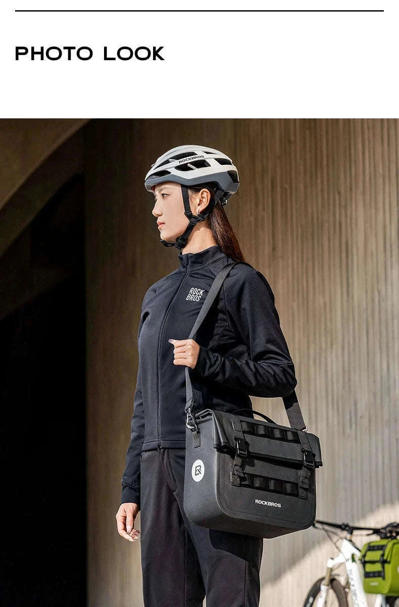 15L Bicycle Front & Fork Waterproof Bag Saddle Storage Pack-3014009103 / 15L