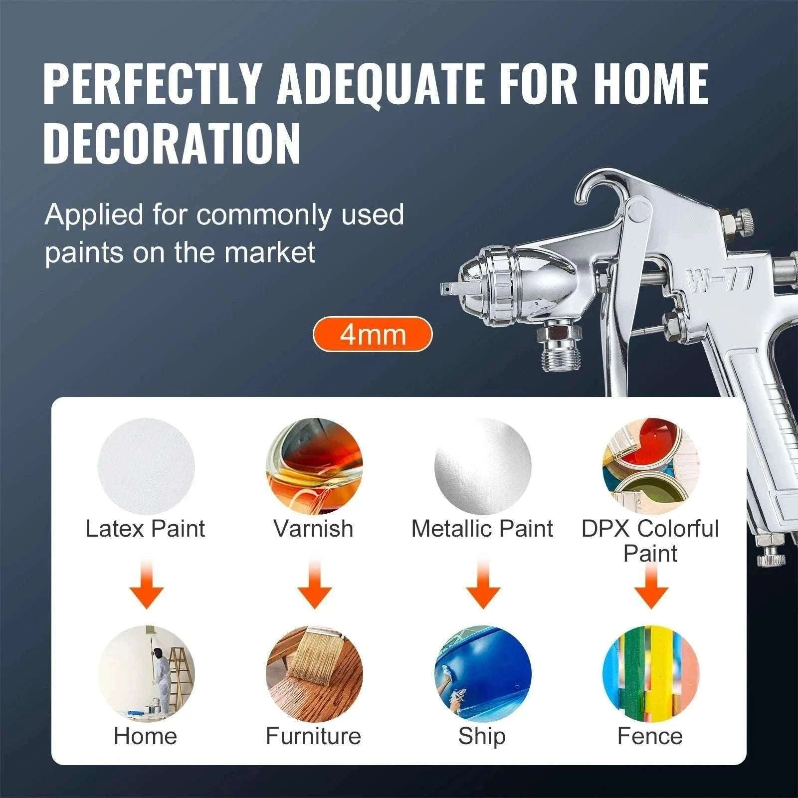 15L Spray Paint Pressure Pot Tank with Gun & Adjustable 60 PSI-20L / spain