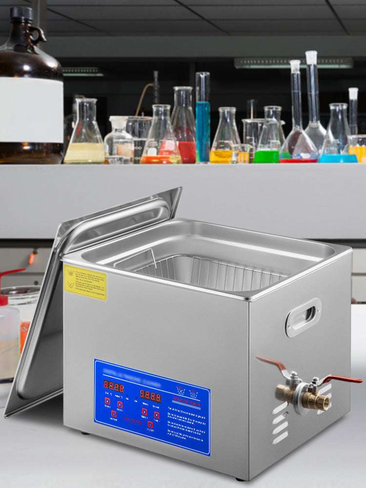 15L Ultrasonic Cleaner 40kHz with Heat & Digital Timer-15L / france