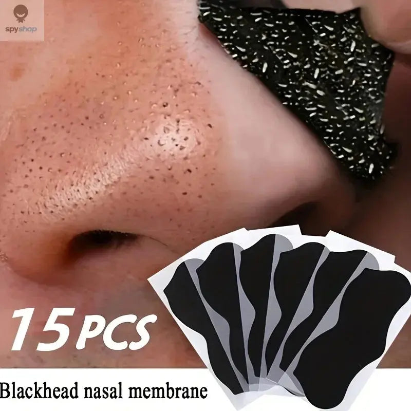 15pcs Blackhead Nose Strips Deep Cleansing Nasal Spot Facial Dot Stickers Nose Mask Shill For Acne & Black Head - Dropship Spy-shop.com