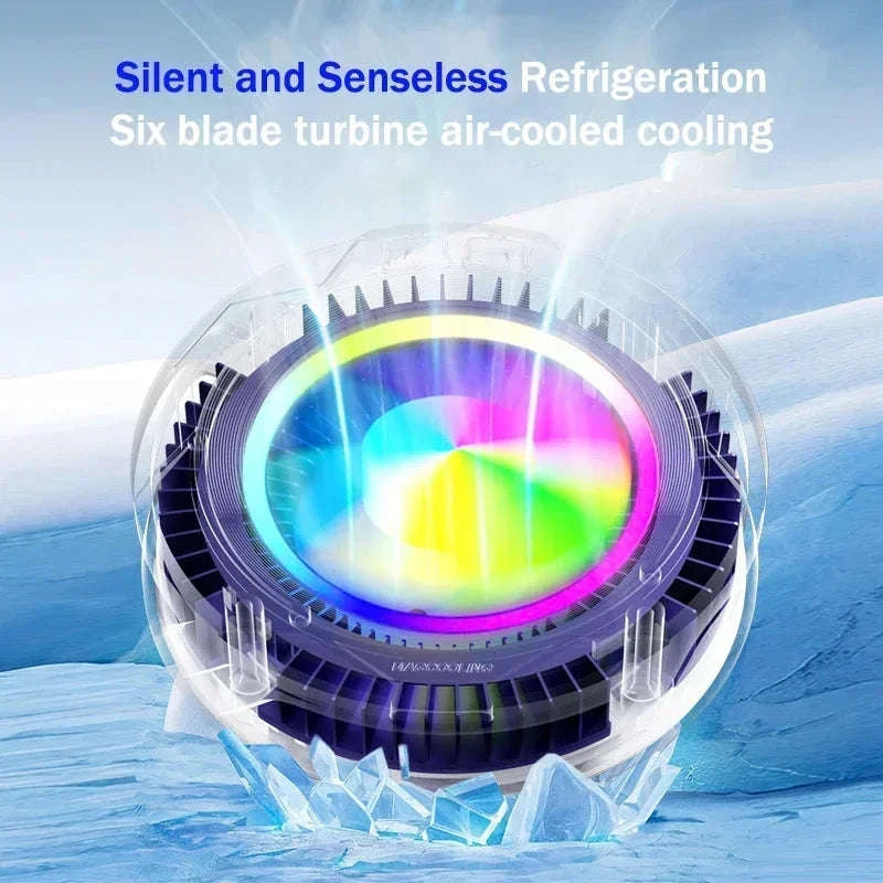 15W Magnetic Back-Clip Ice Cooling Radiator SL25-SL25-Black