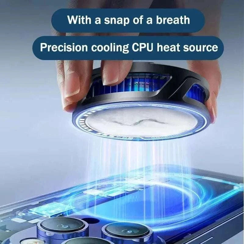15W Magnetic Back-Clip Ice Cooling Radiator SL25-SL25-Black