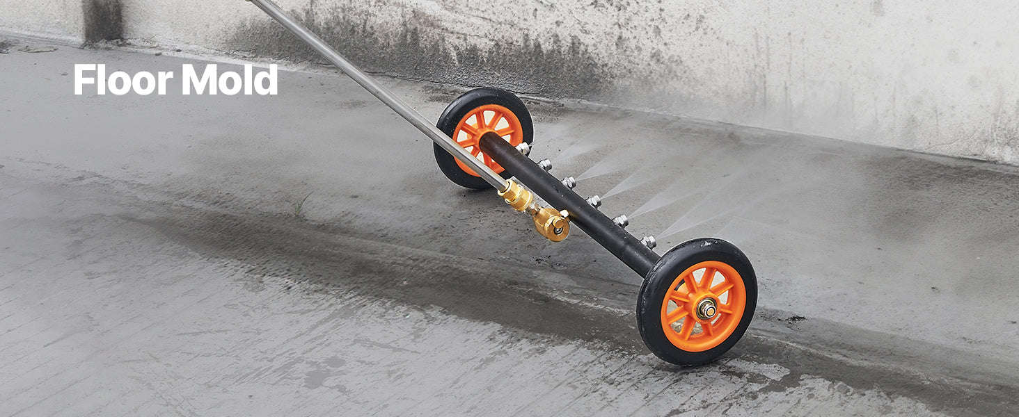 16/24 Inch Pressure Washer Undercarriage Cleaner for Driveway-16in / Poland / Manual