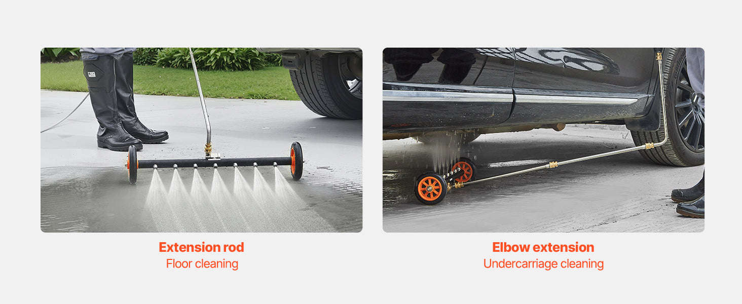 16/24 Inch Pressure Washer Undercarriage Cleaner for Driveway-16in / Poland / Manual