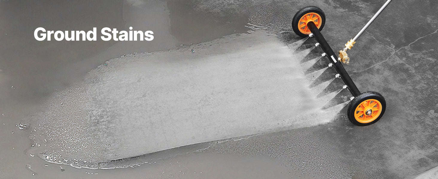 16/24 Inch Pressure Washer Undercarriage Cleaner for Driveway-16in / Poland / Manual