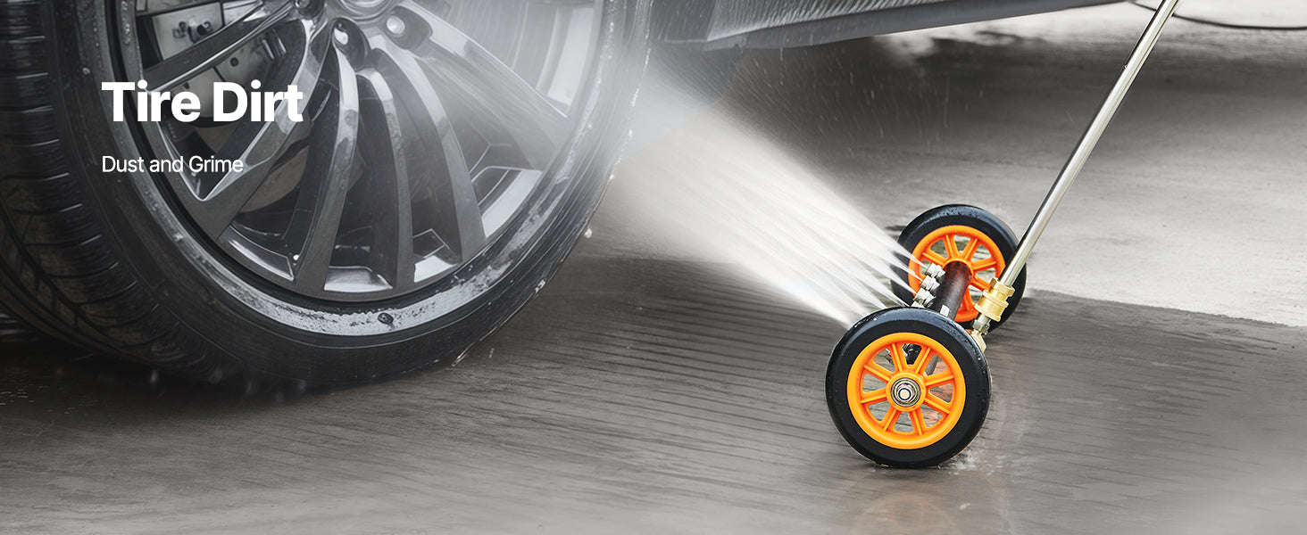 16/24 Inch Pressure Washer Undercarriage Cleaner for Driveway-16in / Poland / Manual