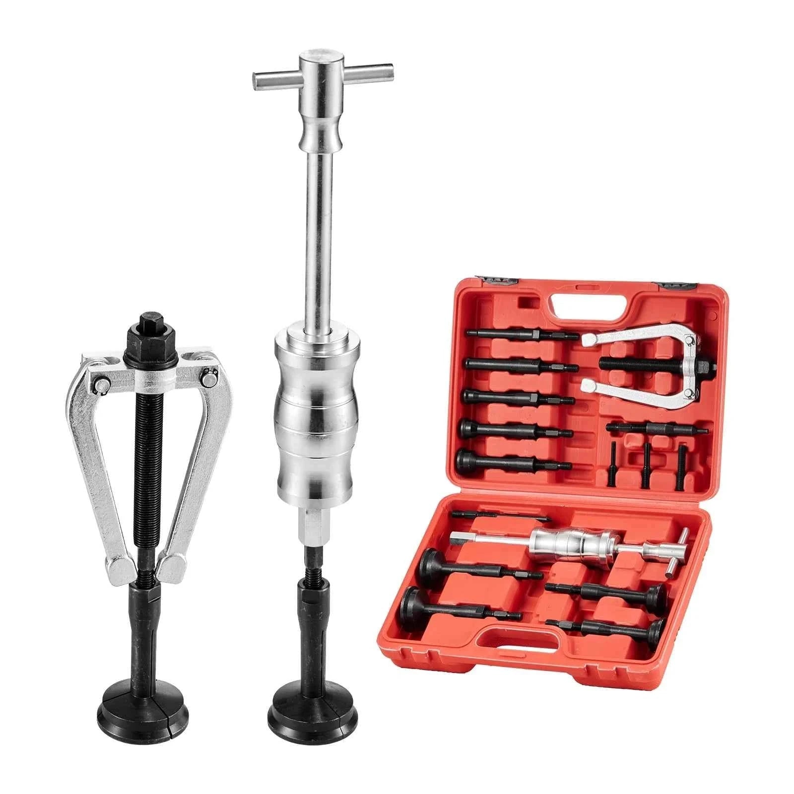 16-in-1 Blind Hole Bearing Puller Set with 10 Split Collets-16-in-1 / United States