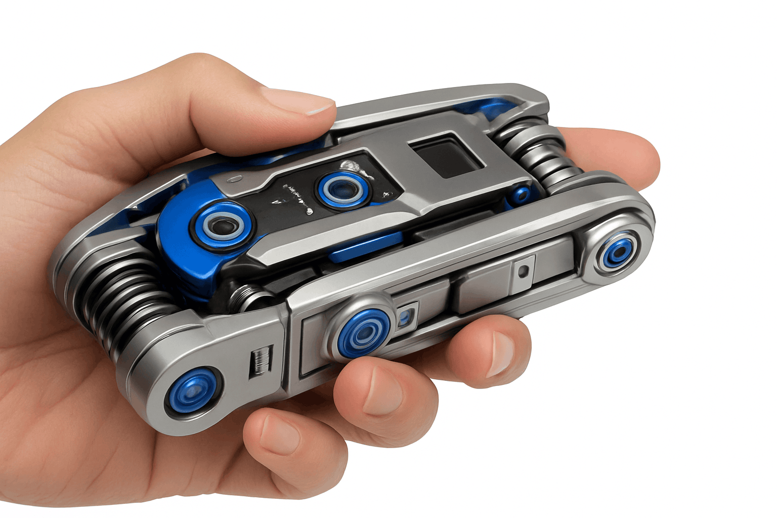 16-in-1 Socket Wrench Set with Rotating Head for Easy Repairs-grey
