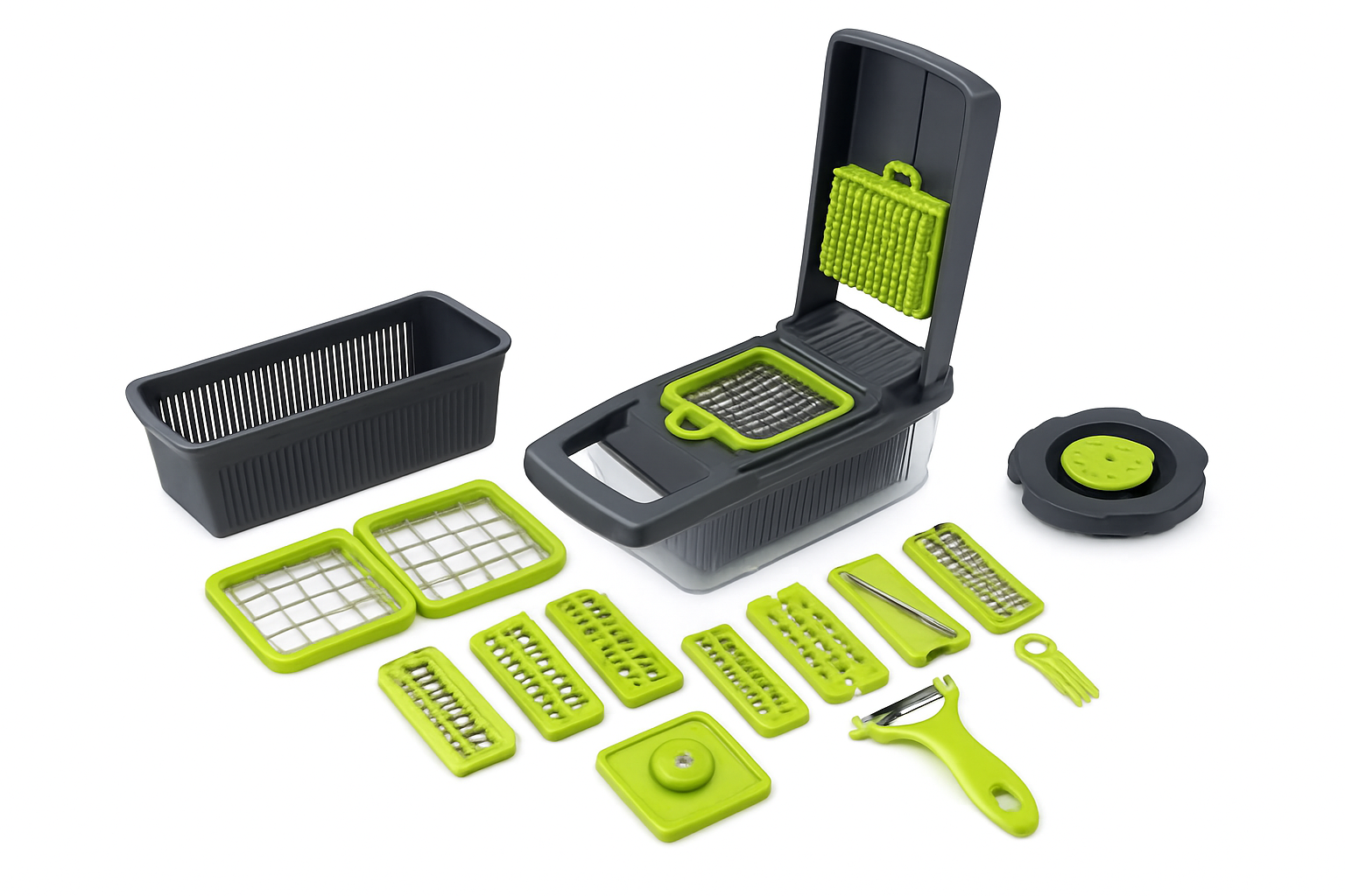 16-in-1 Vegetable Chopper Multi-Blade Kitchen Tool for Fast Prep