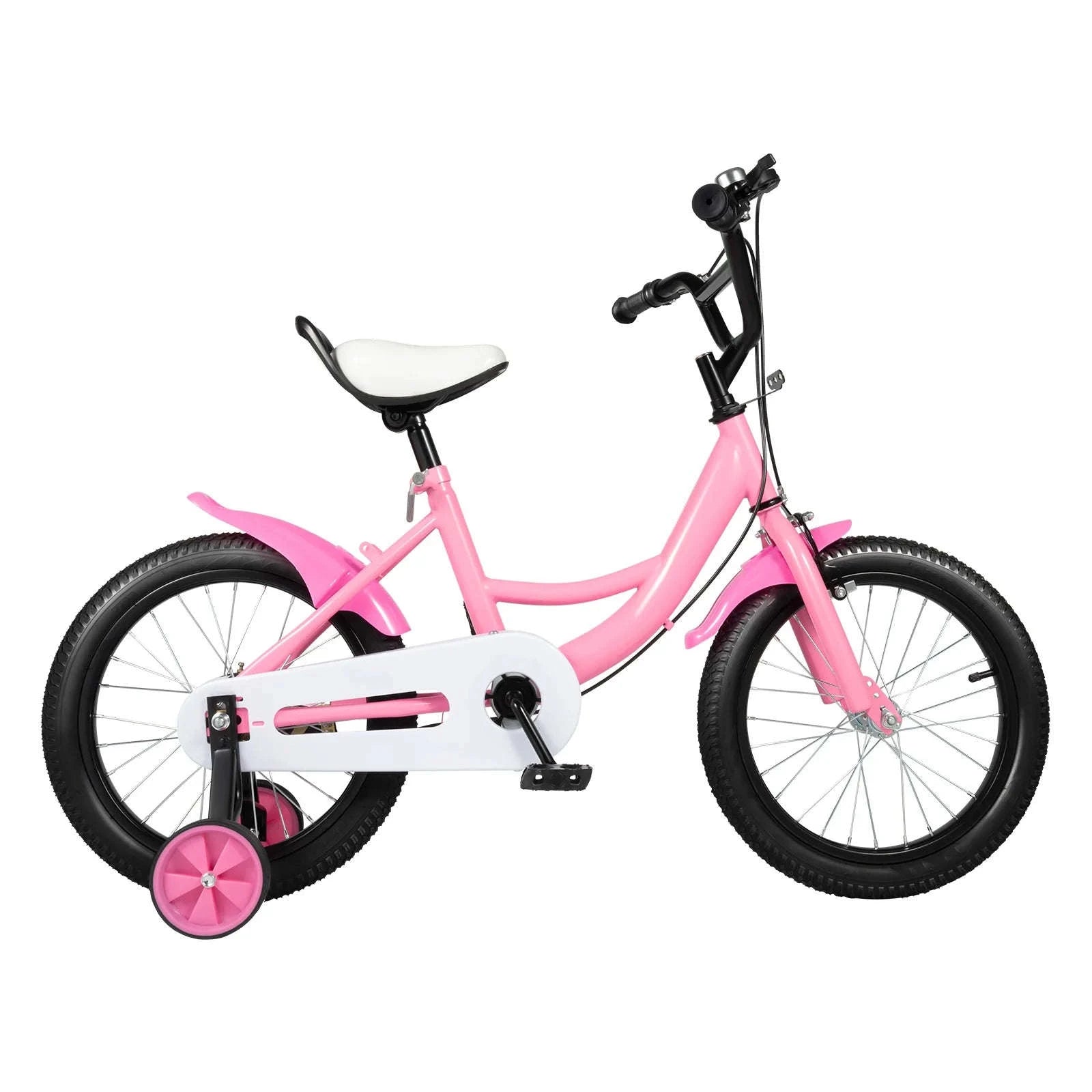 16-Inch Kids Bike Adjustable Height with Dual Brakes-Pink / GERMANY