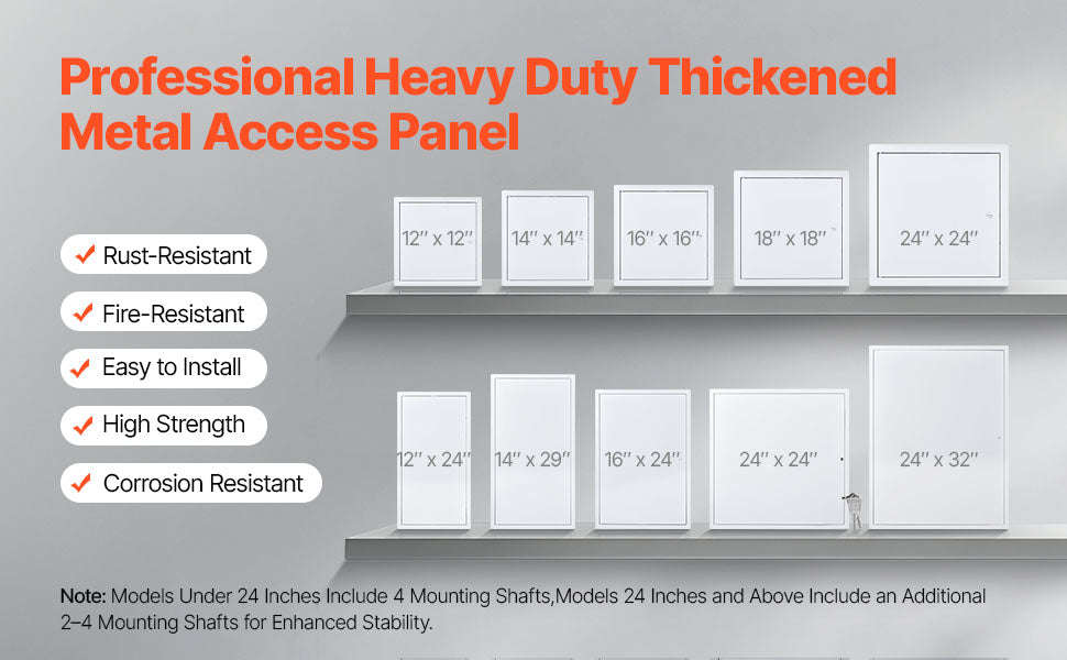 16 Inch White Access Panel for Drywall Wall and Ceiling Service Door-16 x 16 inch / United States