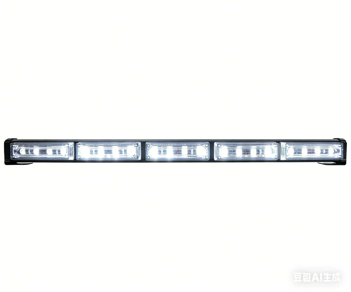 16 LED Strobe Light Bar for Vehicle Emergency Warning-White