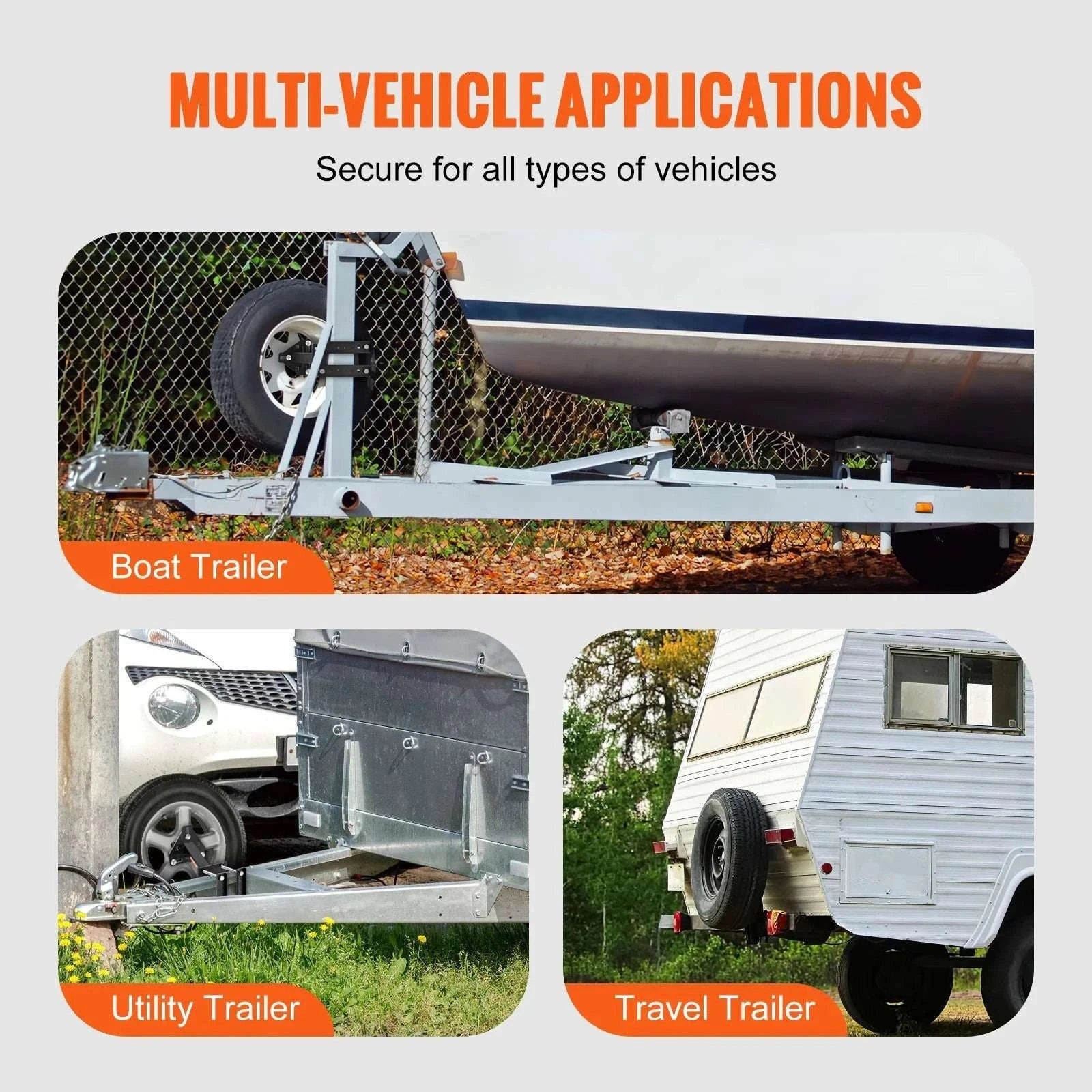 160 lb Trailer Spare Tire Carrier Mount for RV & Trailer Tongues-160lbs / france