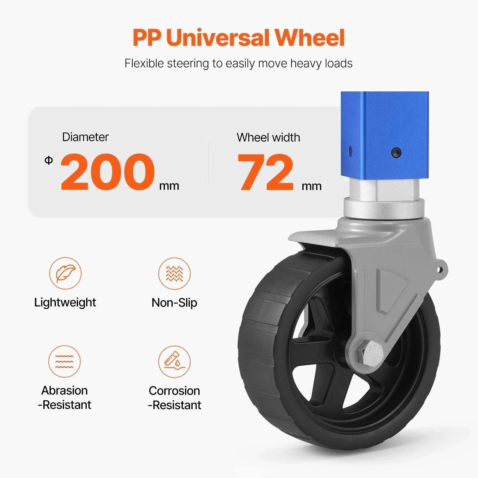 1600 lb Sidewind Trailer Jack with Wheel – Bolt-On, Adjustable Height-1600 lbs / United States