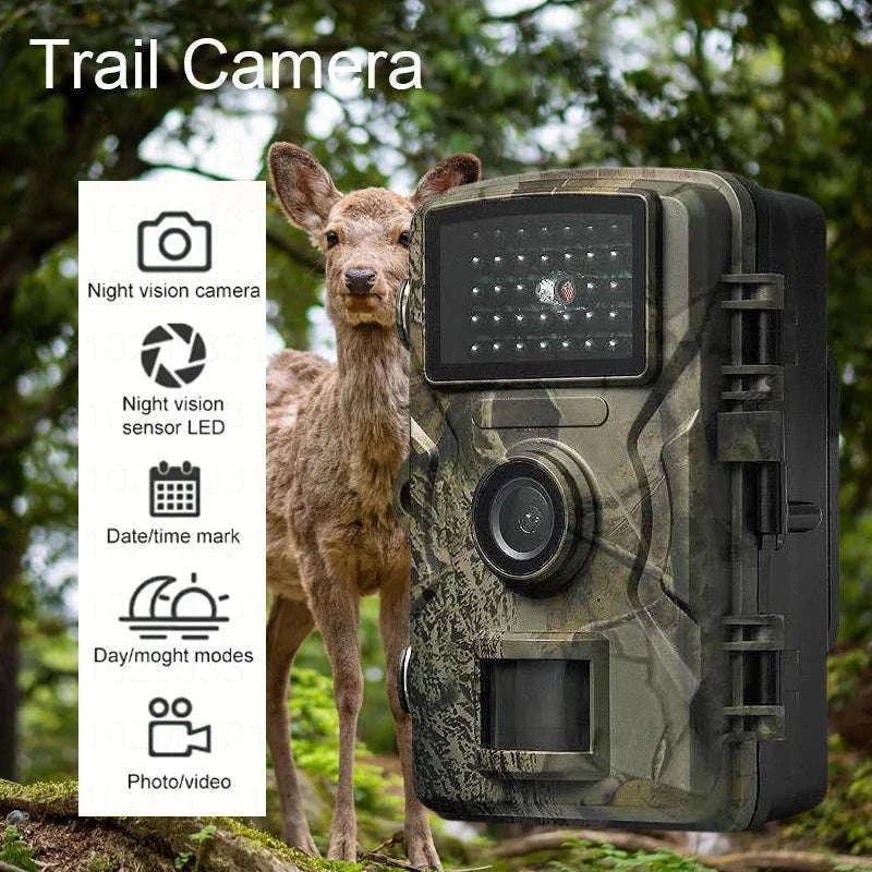 16MP 1080P Trail Camera with 940nm Night Vision and 32G Storage-NO Card / China Mainland