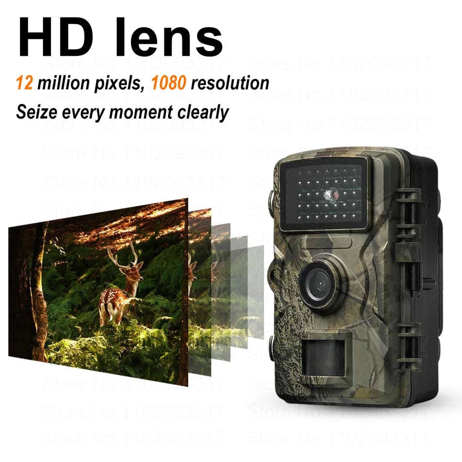 16MP 1080P Trail Camera with 940nm Night Vision and 32G Storage-NO Card / China Mainland