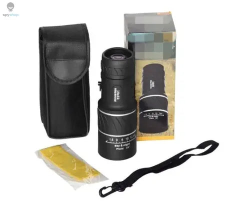 16x52 Monocular Telescope High-Power Dual Focus Optical Zoom Scope High Magnification Long Range Night Spyglass Telescope 
