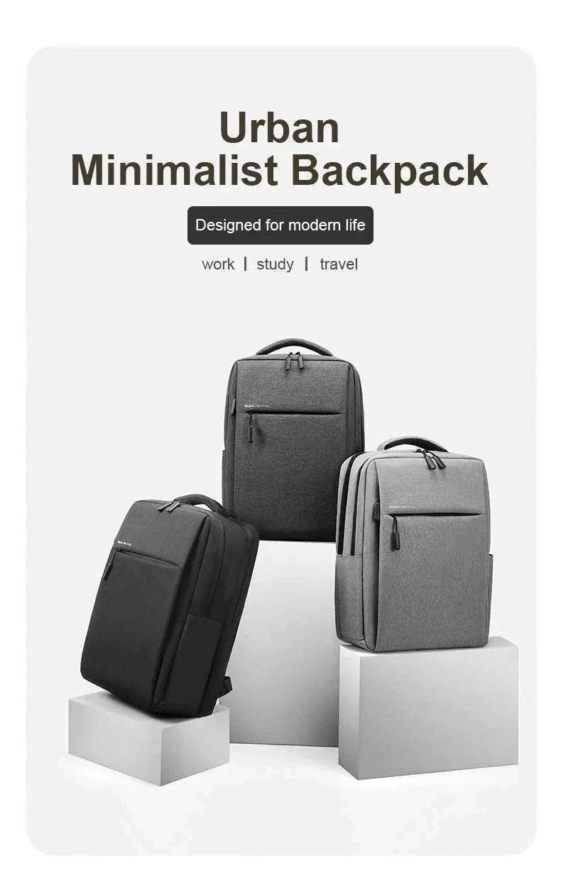 17.3 Inch Laptop Backpack with Waterproof Storage-Light Gray / 17.3