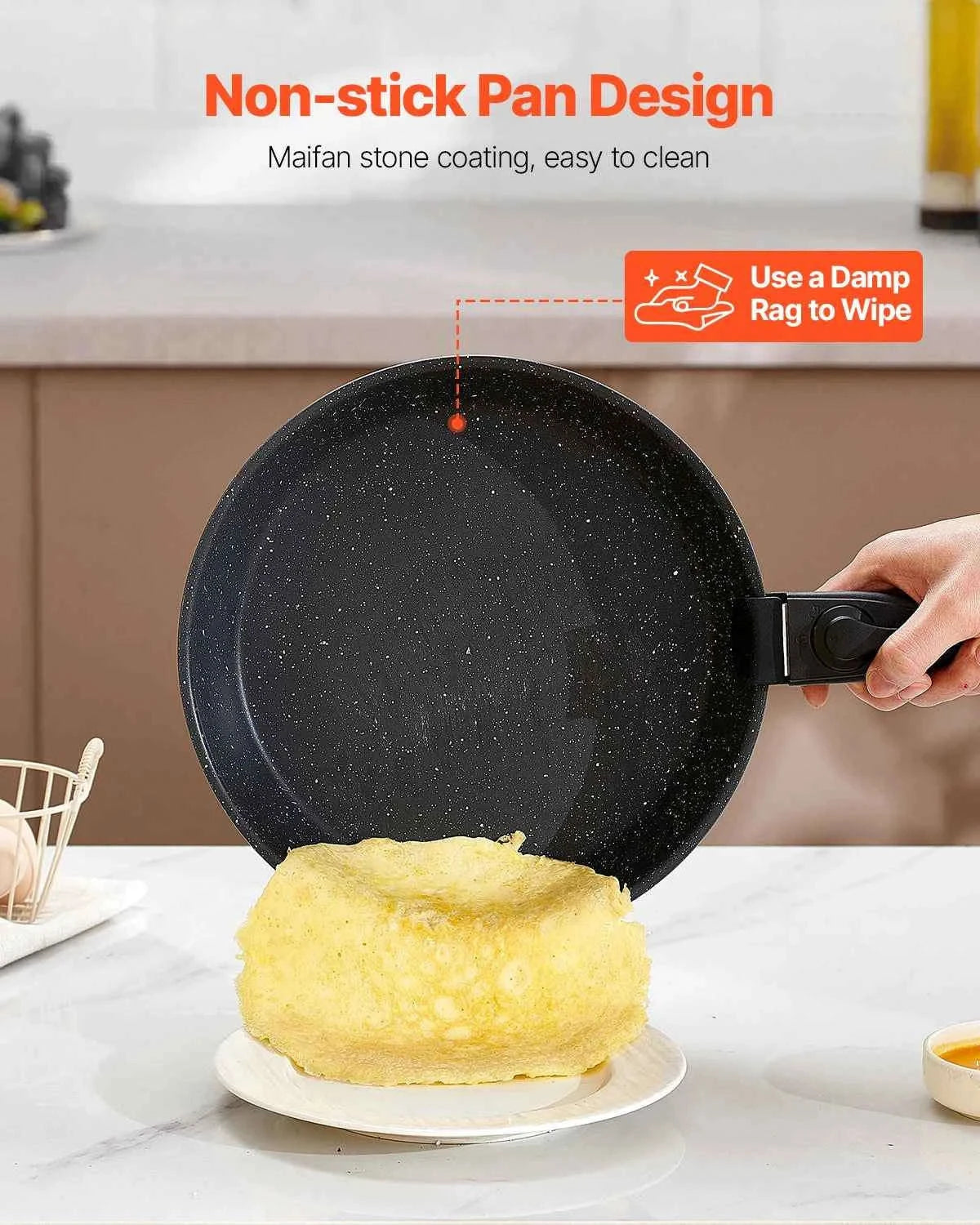 17-Piece Nonstick Cookware Set with Detachable Handles-1 set / CZECH REPUBLIC