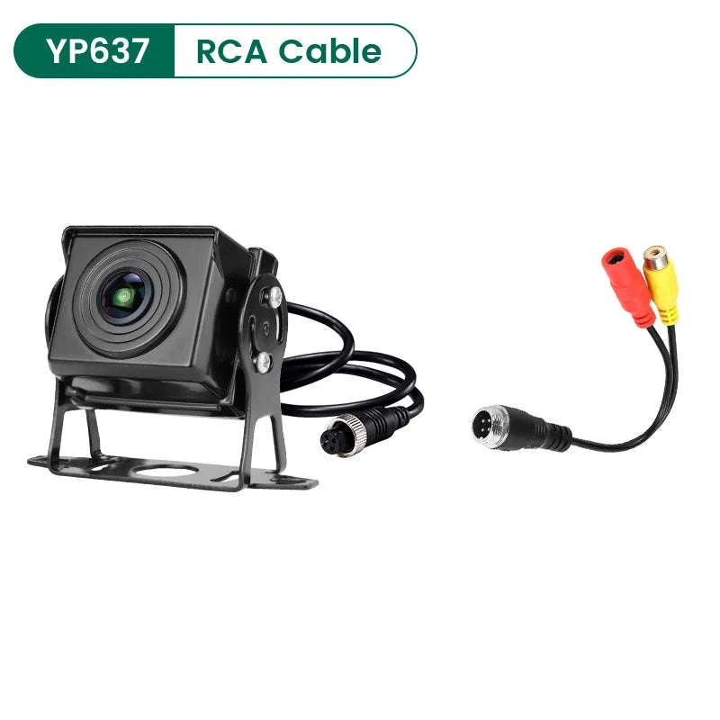 170° 1080P AHD Fisheye Wide Angle Rear View Camera with Night Vision-YP637-5M