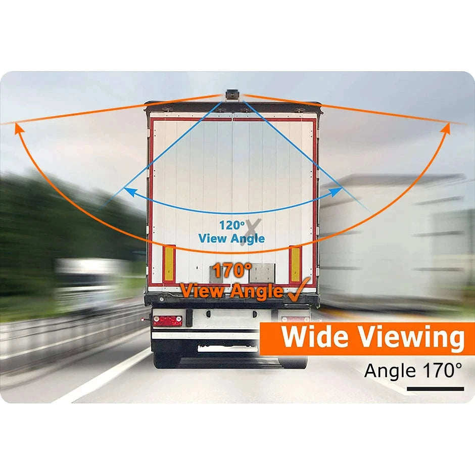 170° 1080P AHD Fisheye Wide Angle Rear View Camera with Night Vision-YP637-5M
