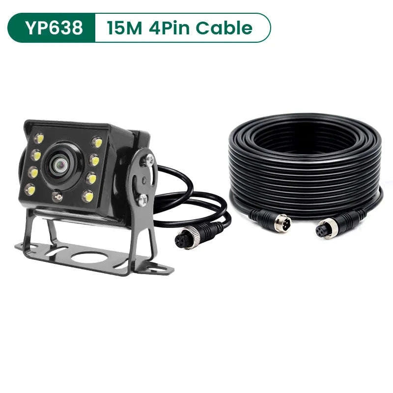 170° 1080P Wide Angle Car Rear View Camera for Bus Truck-YP637-4Pin