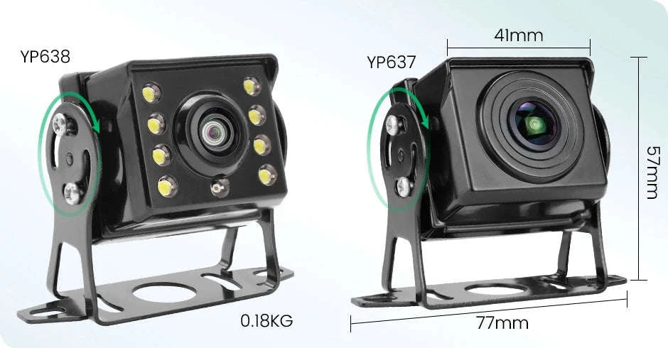 170° 1080P Wide Angle Car Rear View Camera for Bus Truck-YP637-4Pin