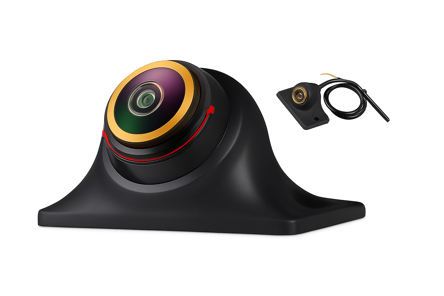 170° HD Car Rear View Camera with Night Vision and Guiding Line