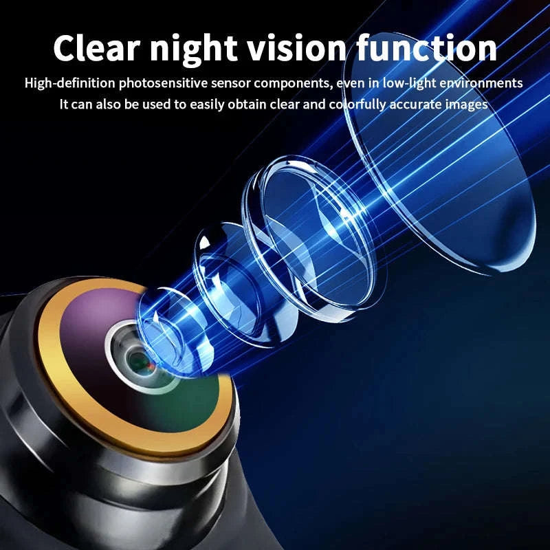 170° HD Car Rear View Camera with Night Vision and Guiding Line-017F-AHD720P-1080P / 12 V