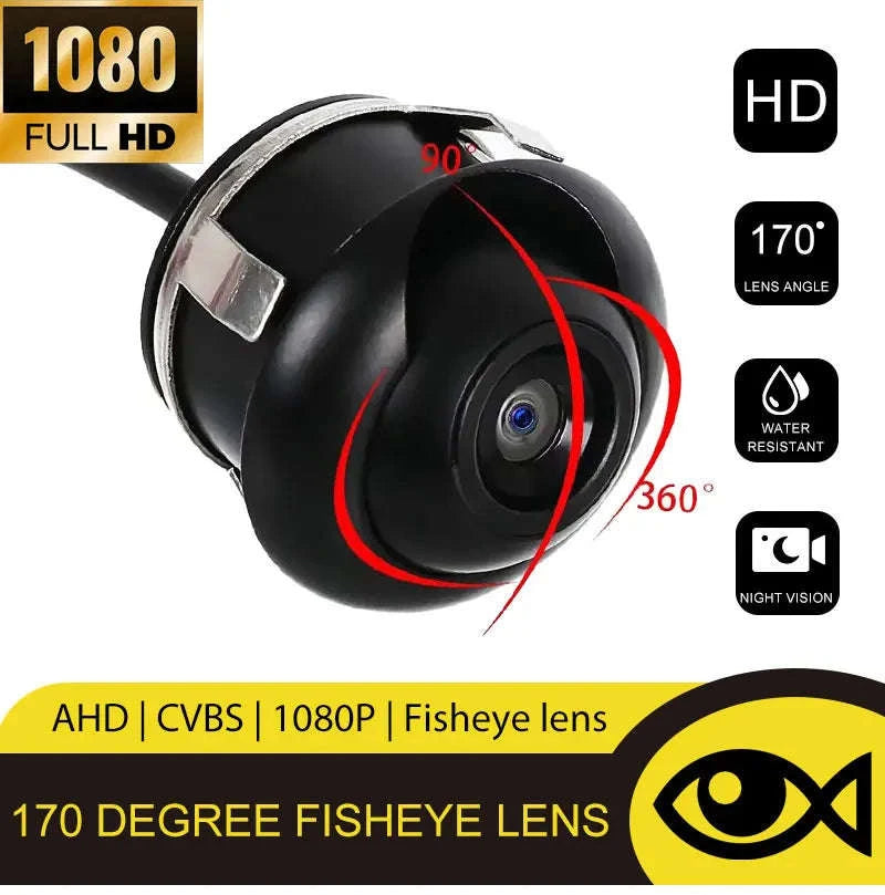 170° HD Rear Camera with Night Vision for Parking-046-CVBS-1080P