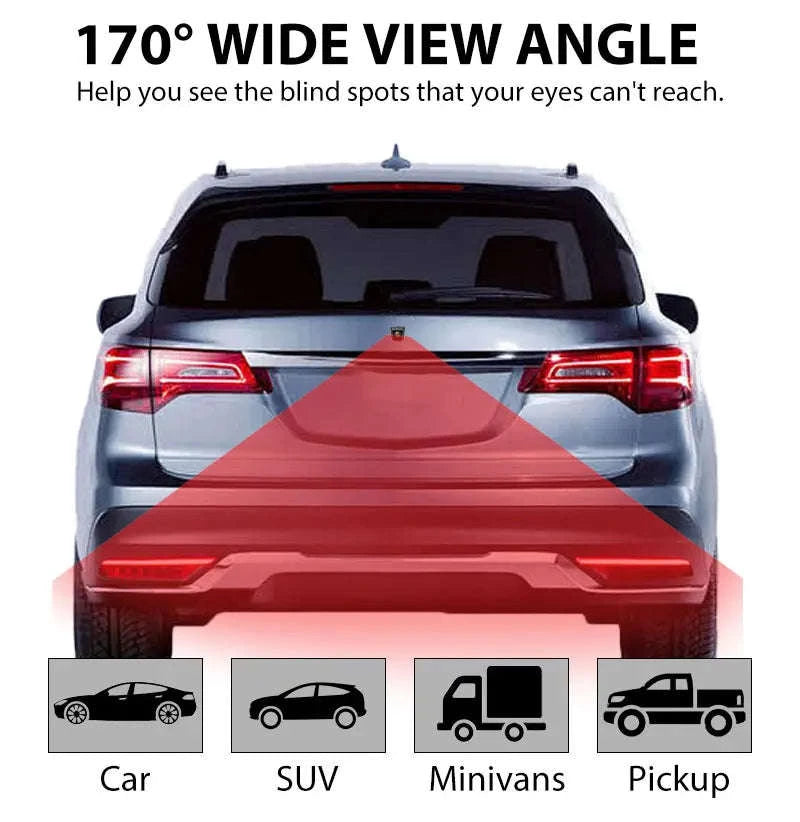 170° HD Rear Camera with Night Vision for Parking-046-CVBS-1080P