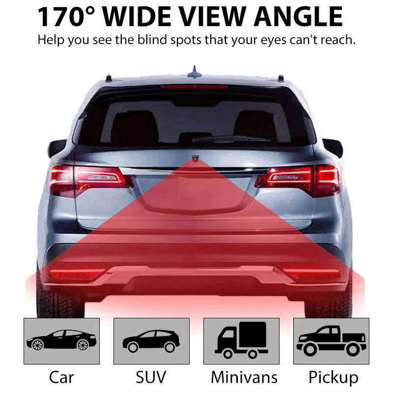 170° HD Rear Camera with Night Vision for Parking-046-CVBS-1080P