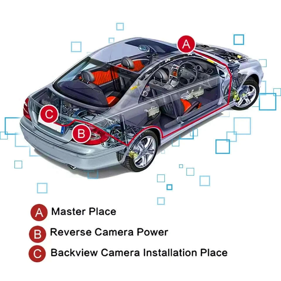 170° Waterproof Rear View Parking Camera-AHD