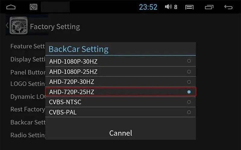 170° Wide Angle Brake Light Reverse Camera for VW T5 Transporter-CVBS-AHD / 12 V